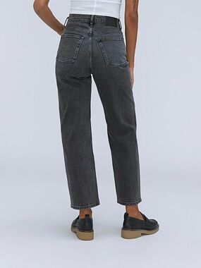 Everlane The Curvy Way High Jean in Washed Black Womens Size 33